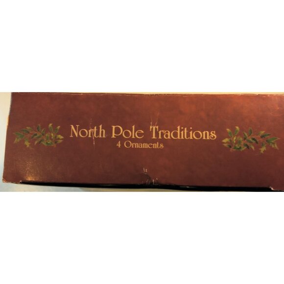 Bradford Christmas Ornament Silver  Glass  North Pole Traditions Franks Nursery - Picture 8 of 10